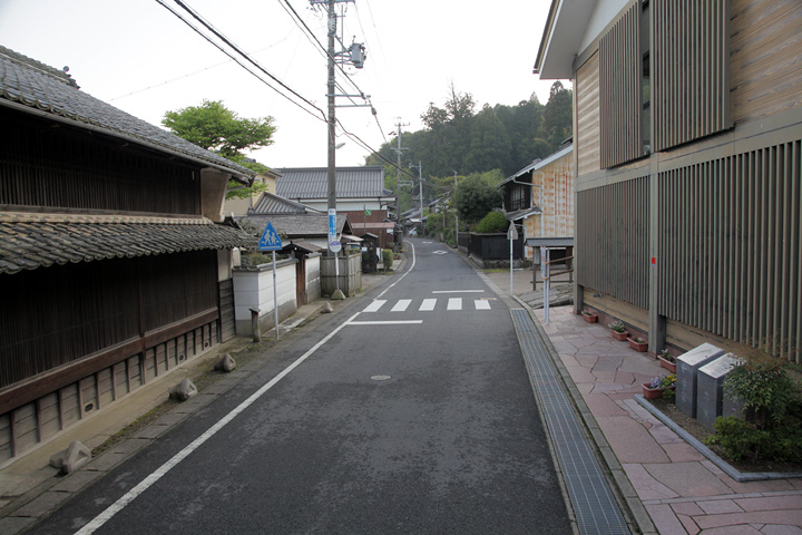 大湫公民館前からの風景