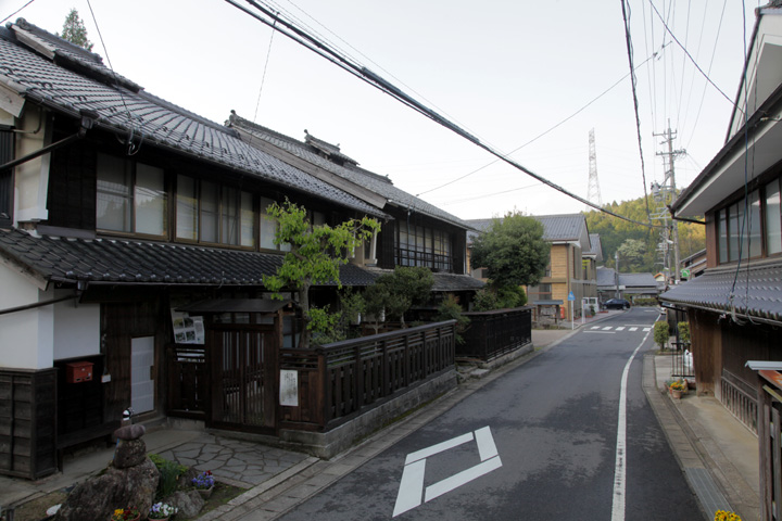 大湫宿町並み-本陣方向