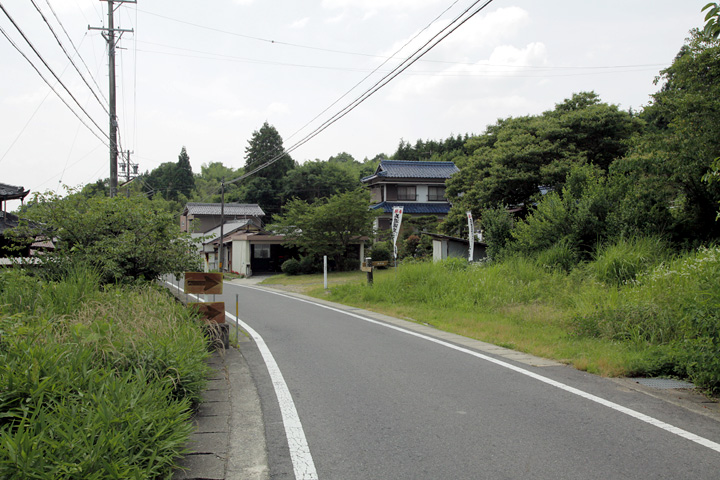 庚申堂前の中山道