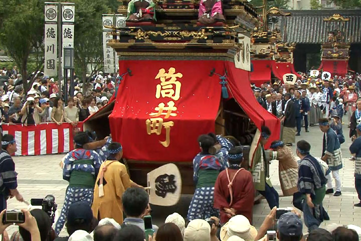 徳川園山車揃え