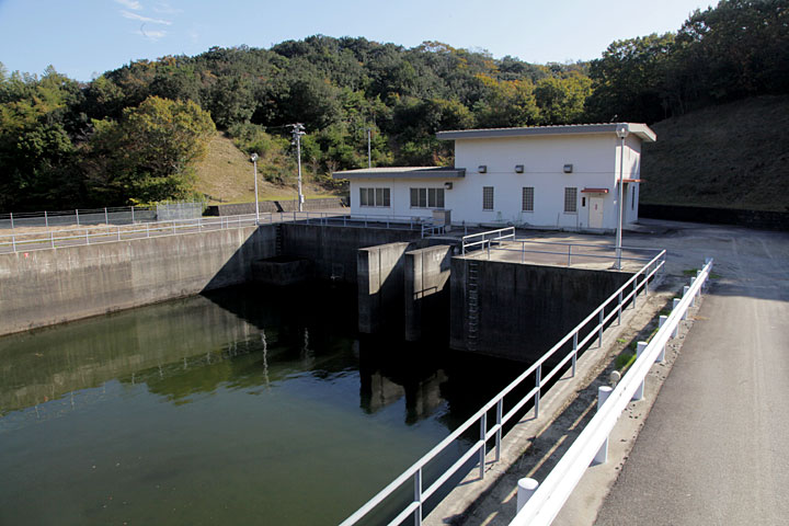 現在の美浜調整池ポンプ場