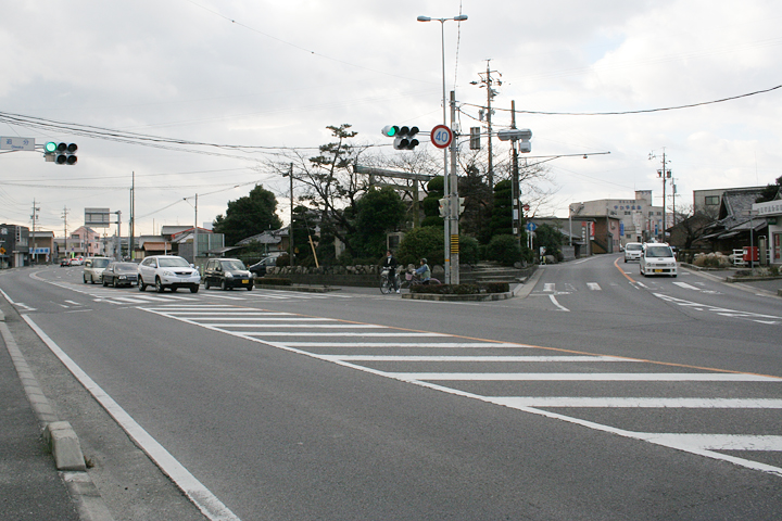 日永の追分