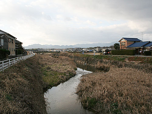 椋川と鈴鹿山脈