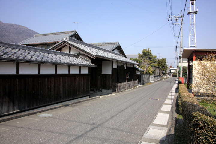 伊勢街道(養老町石畑)