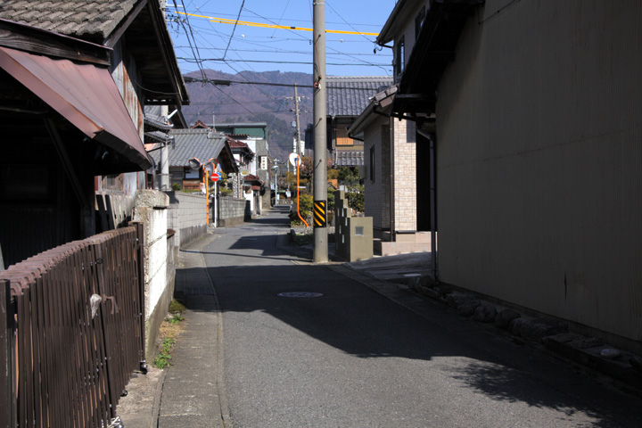 伊勢街道入口付近から始点方向