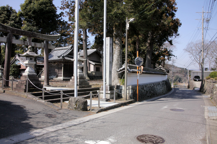 木曽神社と伊勢街道