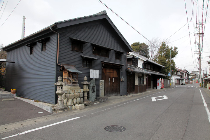 鮎街道の碑・笠松問屋場跡