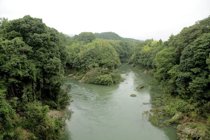 寒狭川・宇連川合流点