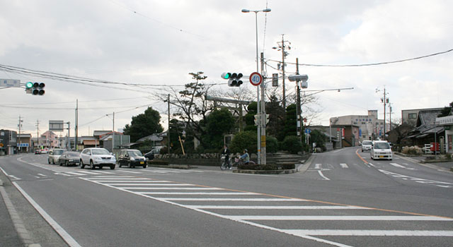 日永追分 東海道と伊勢街道の分岐点