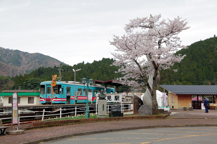 樽見線上り始発 樽見(たるみ)駅