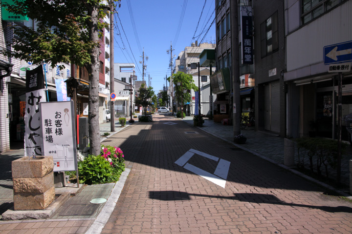 脇本陣付近の美濃路