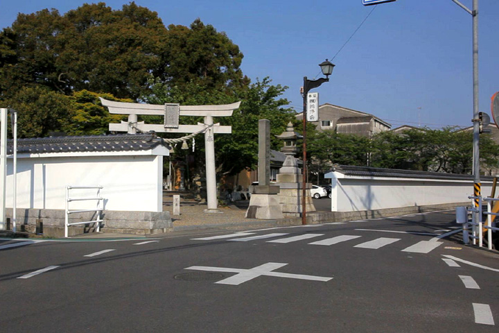 彌都加伎神社と伊勢街道