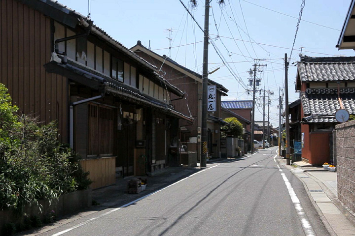 河芸町東千里あたりの伊勢街道