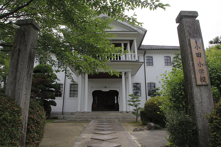 旧小田小学校本館　明治14年の創建　 現存する小学校校舎としては三重県で最古