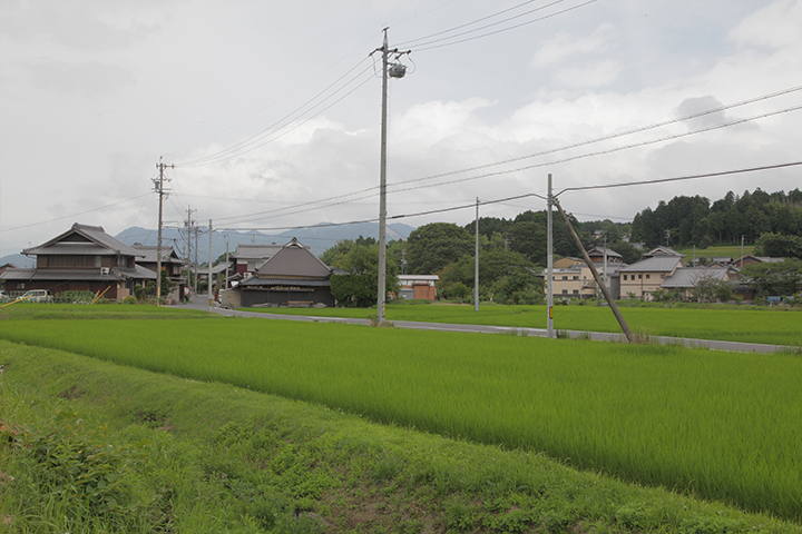 下柘植へ向かう大和街道