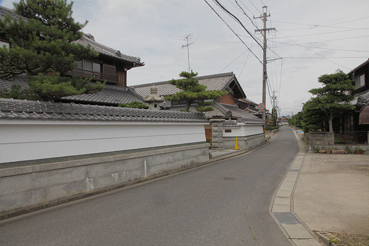 下柘植の町並み