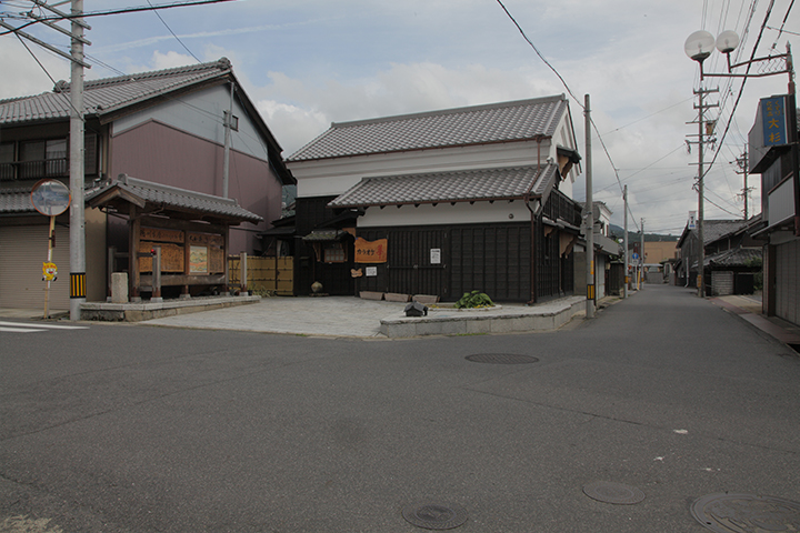 上柘植宿　柘植宿元標前