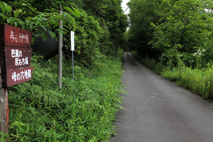 三本松池付近の大和街道