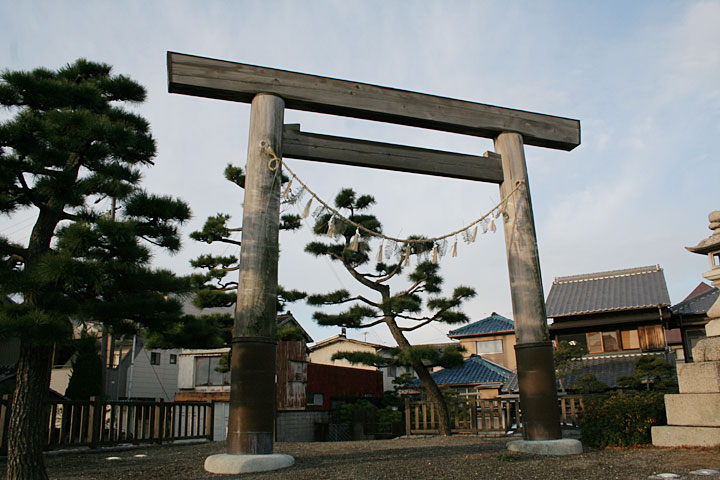 七里渡し場跡 伊勢神宮一の鳥居