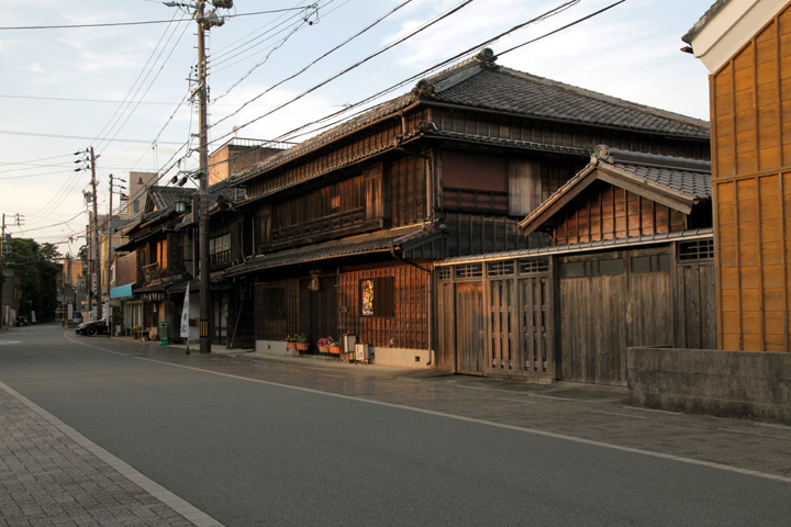 二見町茶屋地区の町並み