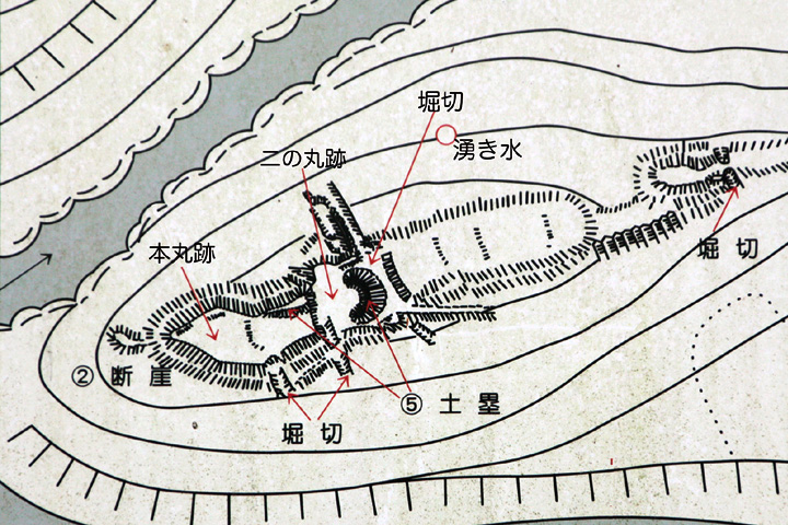 設楽城図