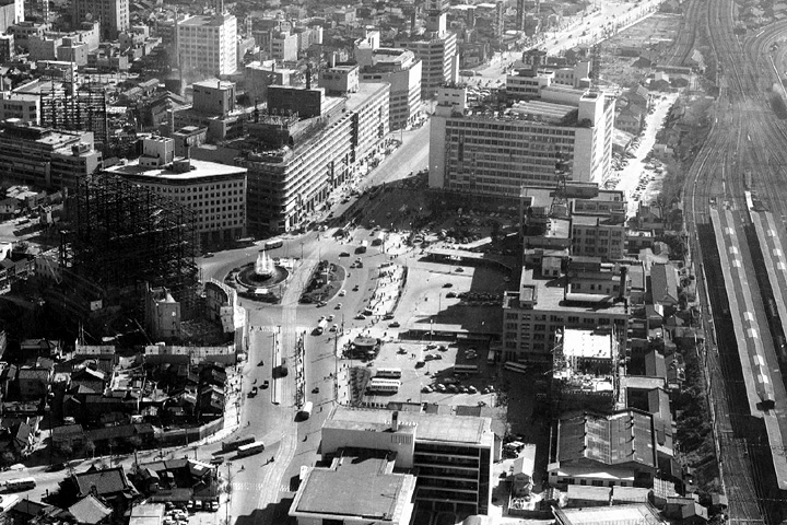 名古屋駅前(昭和30年代中頃)