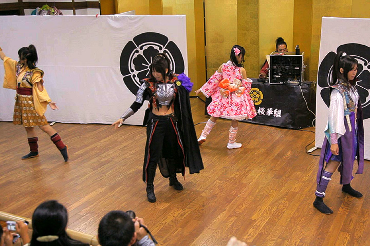 清洲城武将隊 桜華隊雷武(芸能文化館芸能の間)
