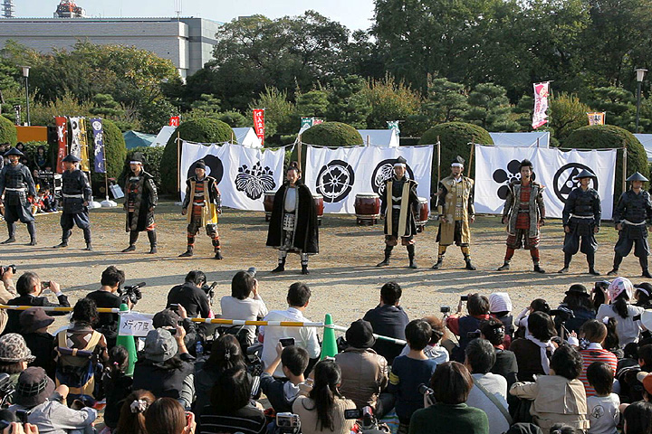 名古屋おもてなし武将隊四周年祭演舞(名古屋城西之丸)