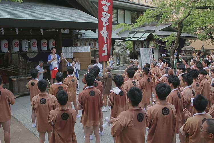 参加者全員で手締め