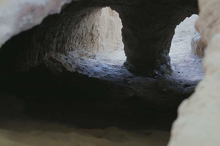 天井が保存された貴重な遺跡