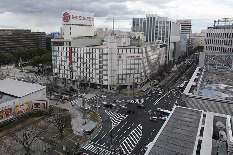 栄交差点(広小路と大津通)